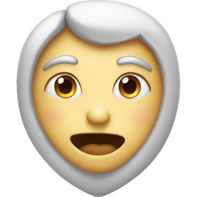 Heart with face emoji