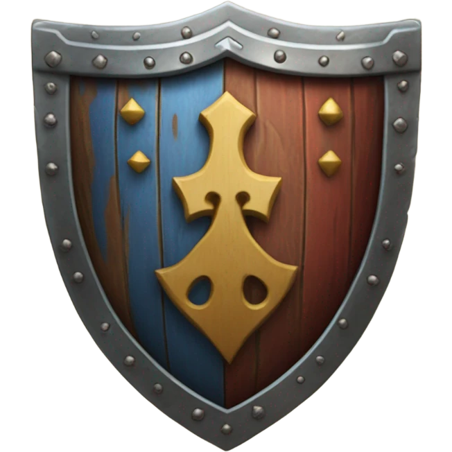 medieval shield with emoji inside emoji