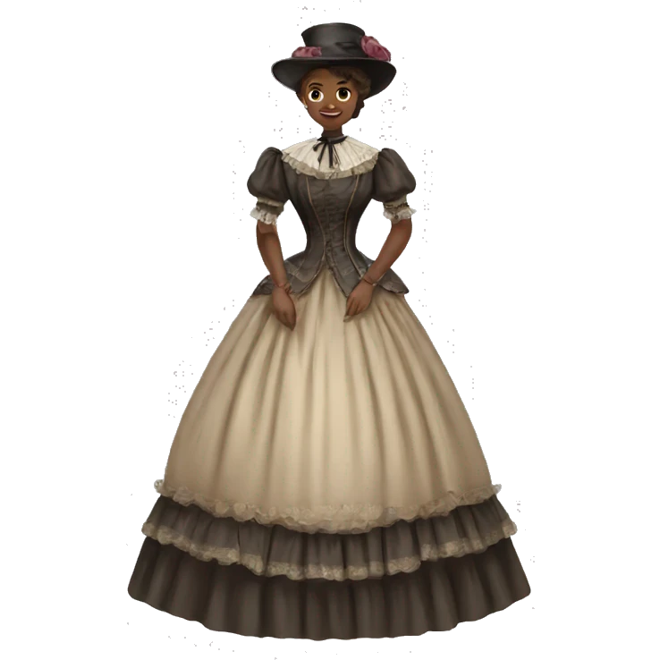 Victorian dress  emoji