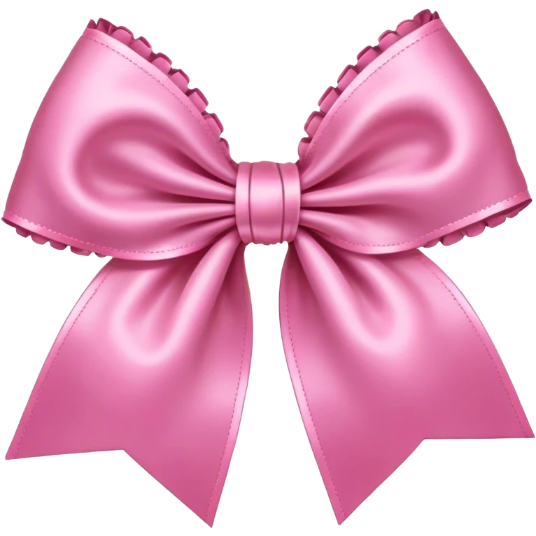 Pink bow emoji