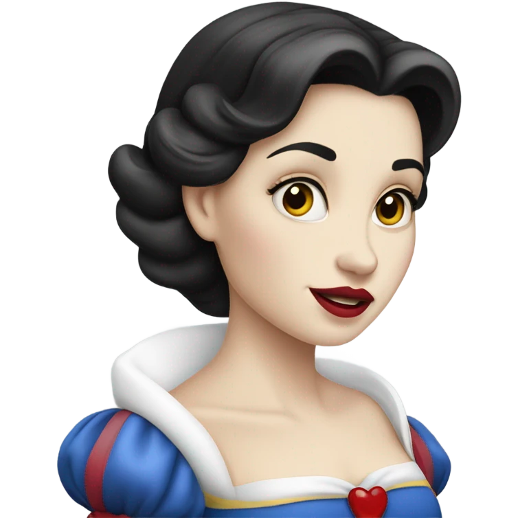 Snow White white skin emoji