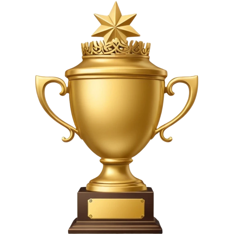 winter holiday theme trophy emoji