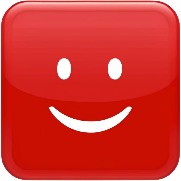 크기 80*80px의 red color rectangular emoji