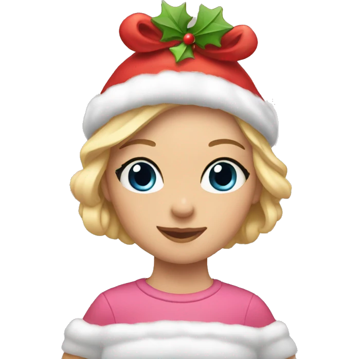 Girly Christmas emoji