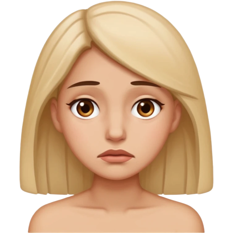 Woman ashamed  emoji