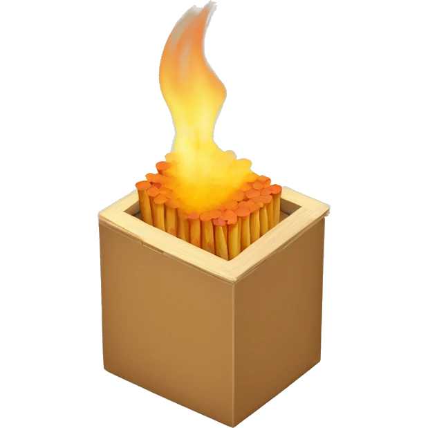 box of matches emoji