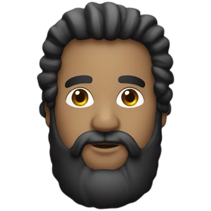 Bass tuba man black curvy hair emoji