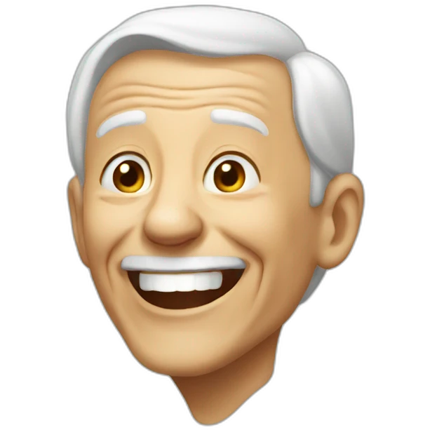 old man laughting emoji