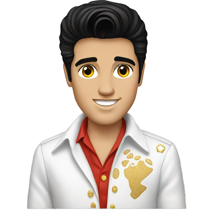 elvis presley as a teenager emoji