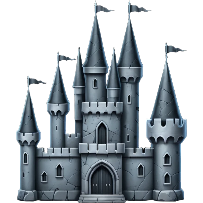 make an emoji about a castle of the movie Edward Scissorhand
 emoji