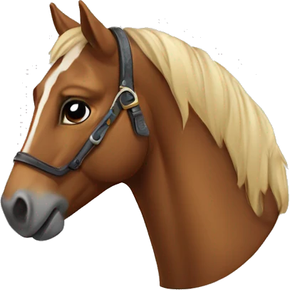 Western horse emoji