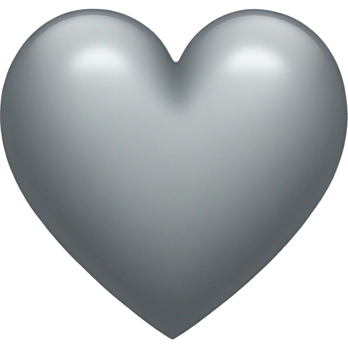 gray heart emoji