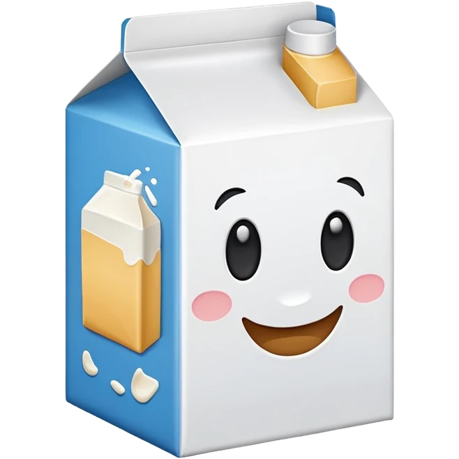 Milk box emoji