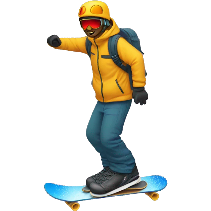 🧞‍♂️ snowboard emoji