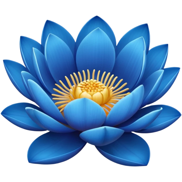 Blue lotus emoji emoji