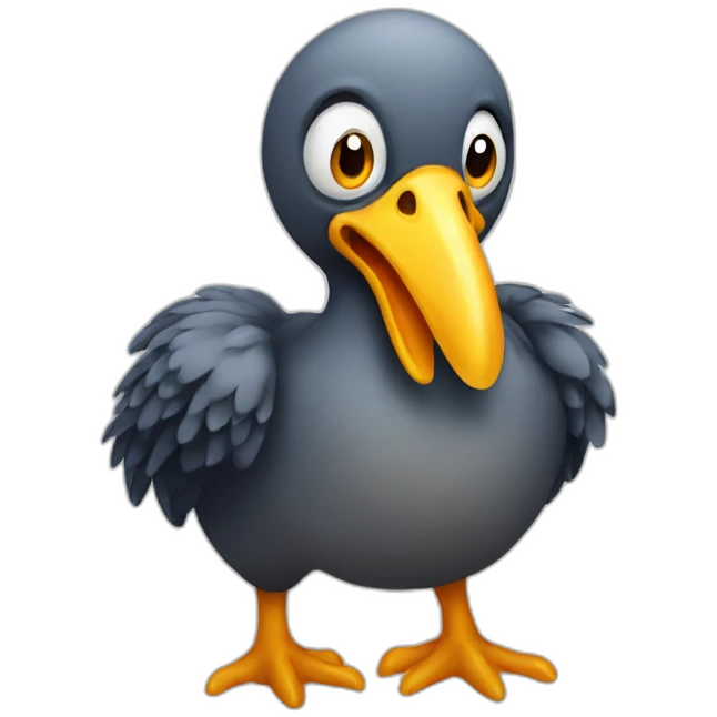 Angry dodo emoji