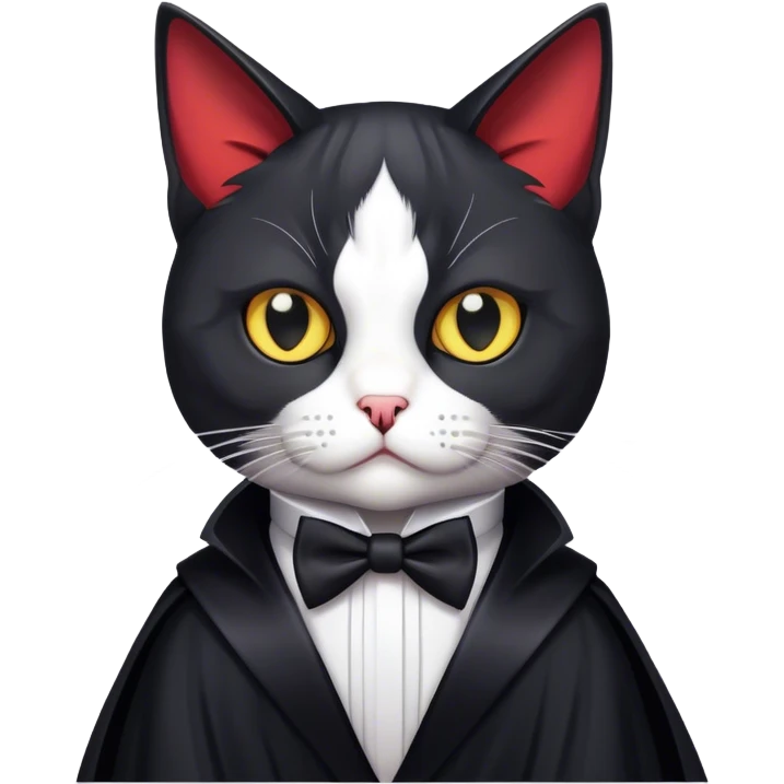 tuxedo cat star wars sith lord emoji