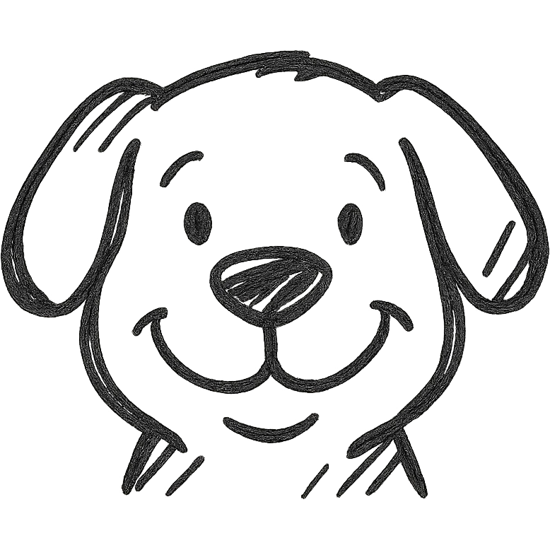 smiling dog emoji