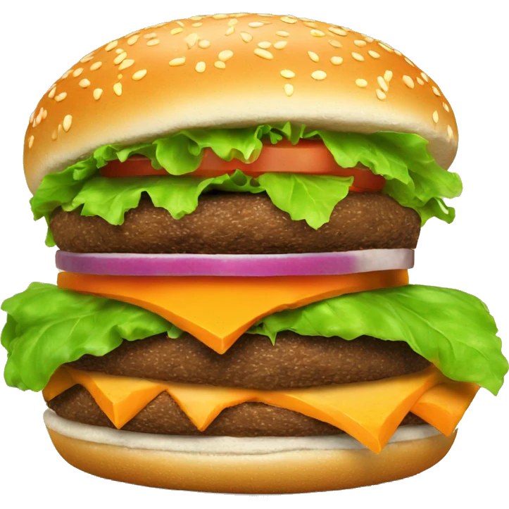 veganhamburger and with orange emoji