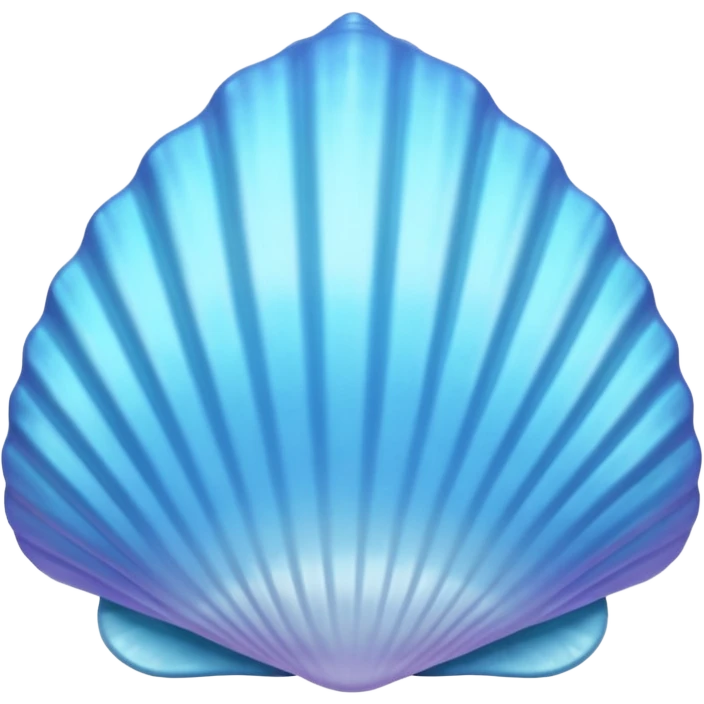 Light blue seashell emoji