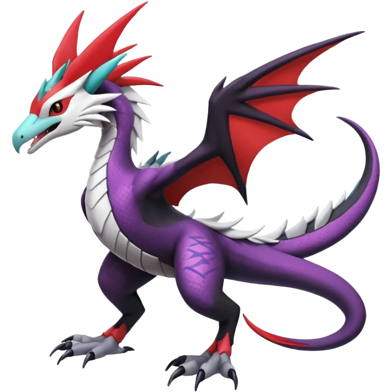 Latias-Silvally-Noivern-Salandit-Fusion (full body) emoji