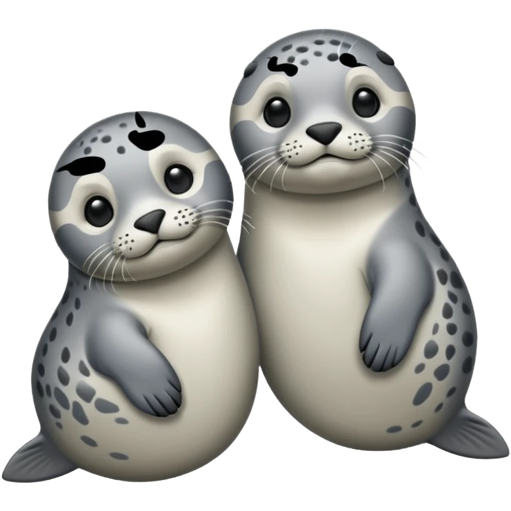 due foche innamorate emoji