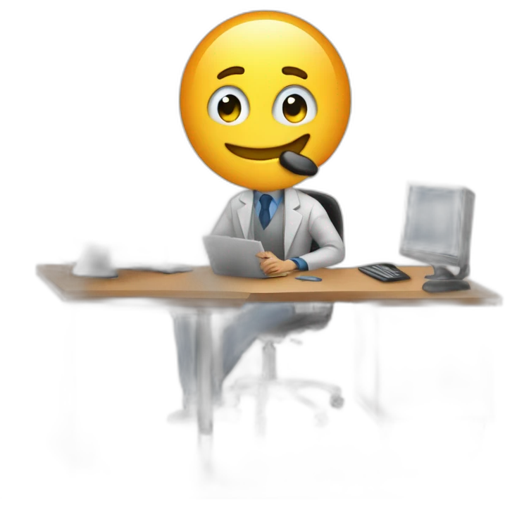 Formateur professionnel devant ses apprenants emoji