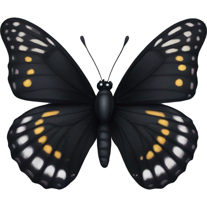Black butterfly  emoji