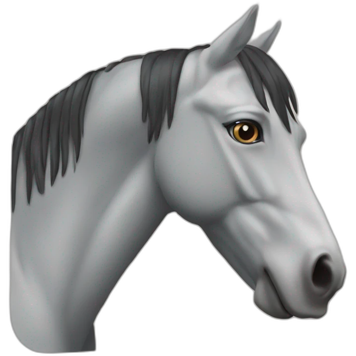 cheval qui rigole emoji