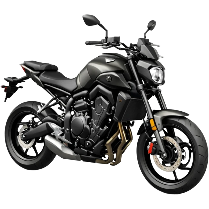 Yamaha MT-07 motorcycle front view emoji