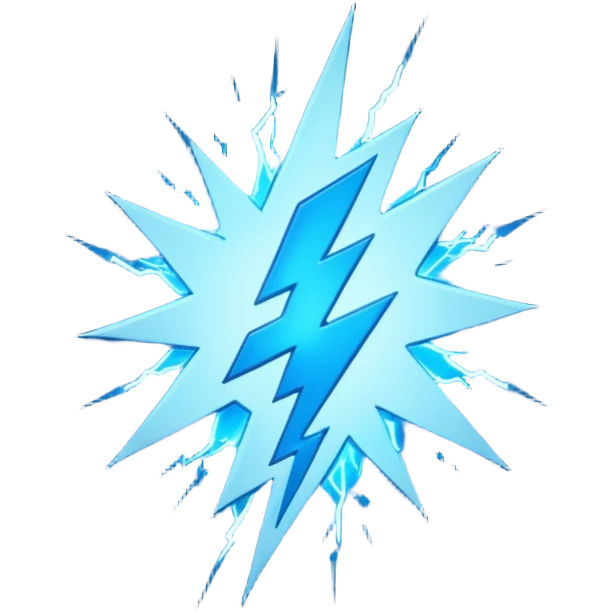 cyberpunk lightning emoji