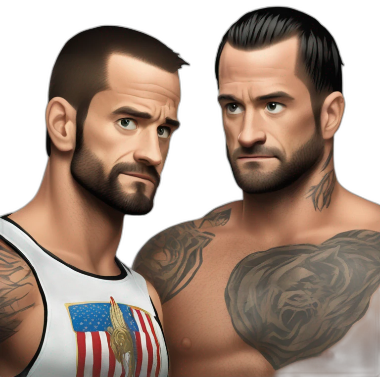 Cm punk Vs Roman Reings emoji