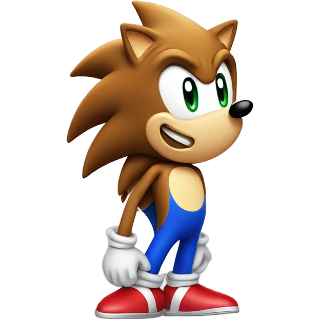 Sonic the hedgehog farting emoji