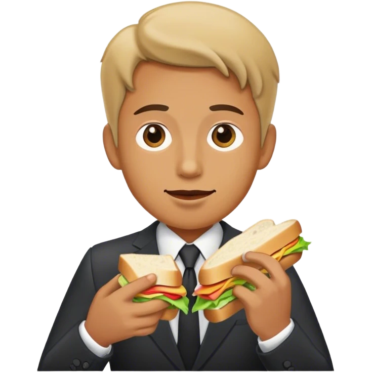 Fat Kim jong-un is a sandwich  emoji