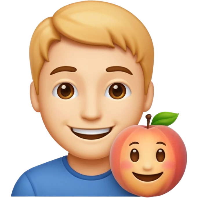 아니 그냥 평범한 남자 이모지 살구색 피부 emoji