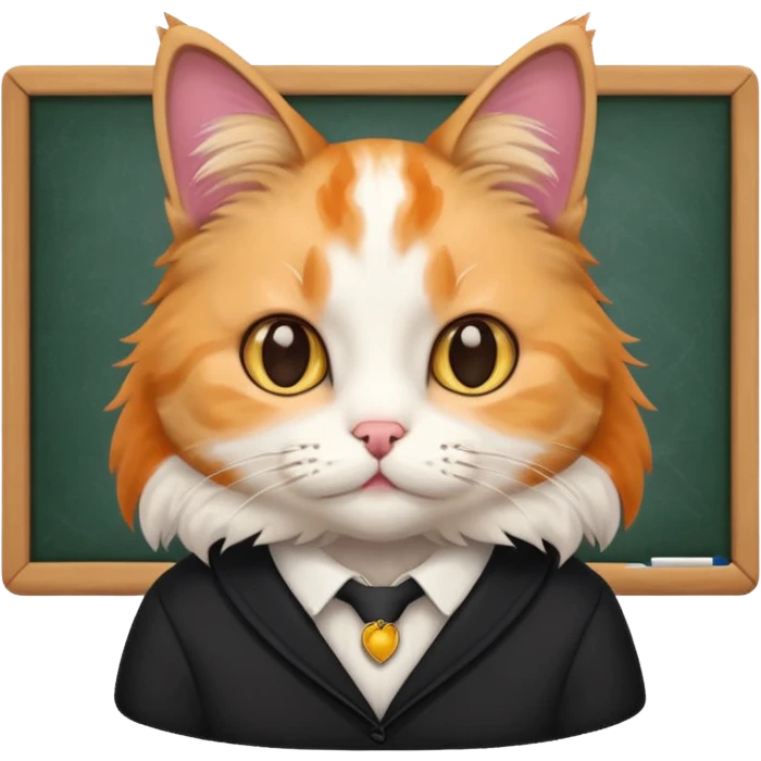 school cat emoji