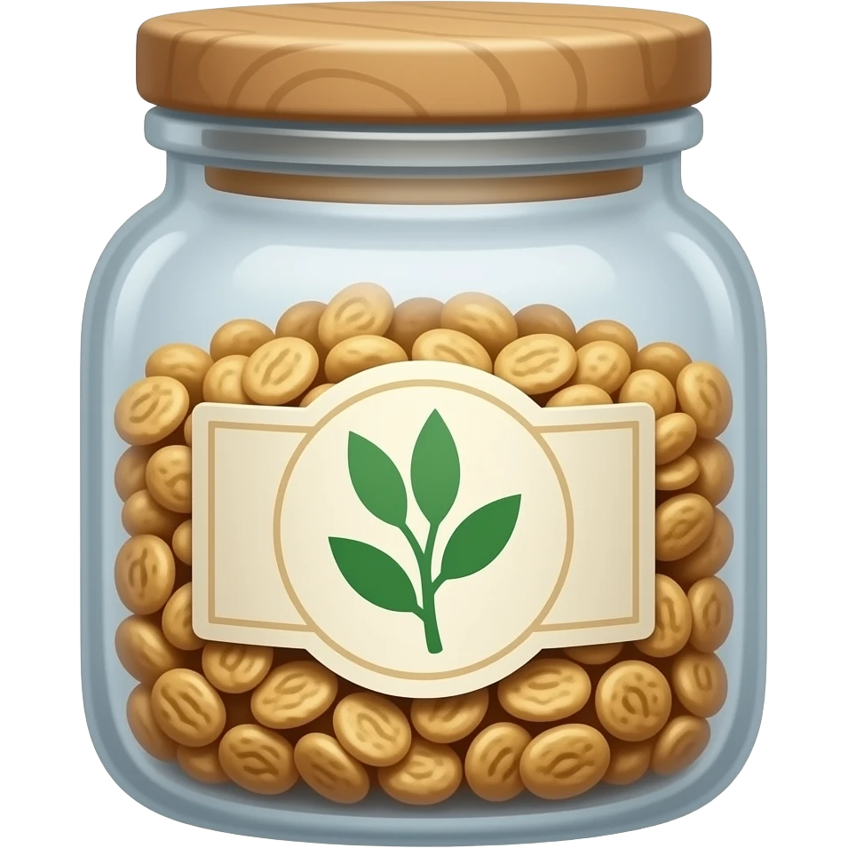 aesthetic granola jar emoji