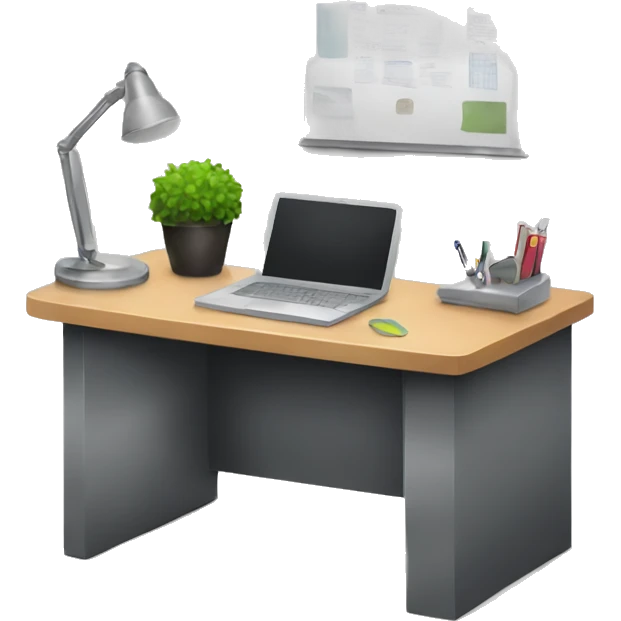 Office desk emoji