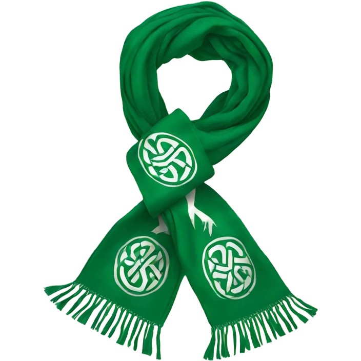 Celtic scarf emoji