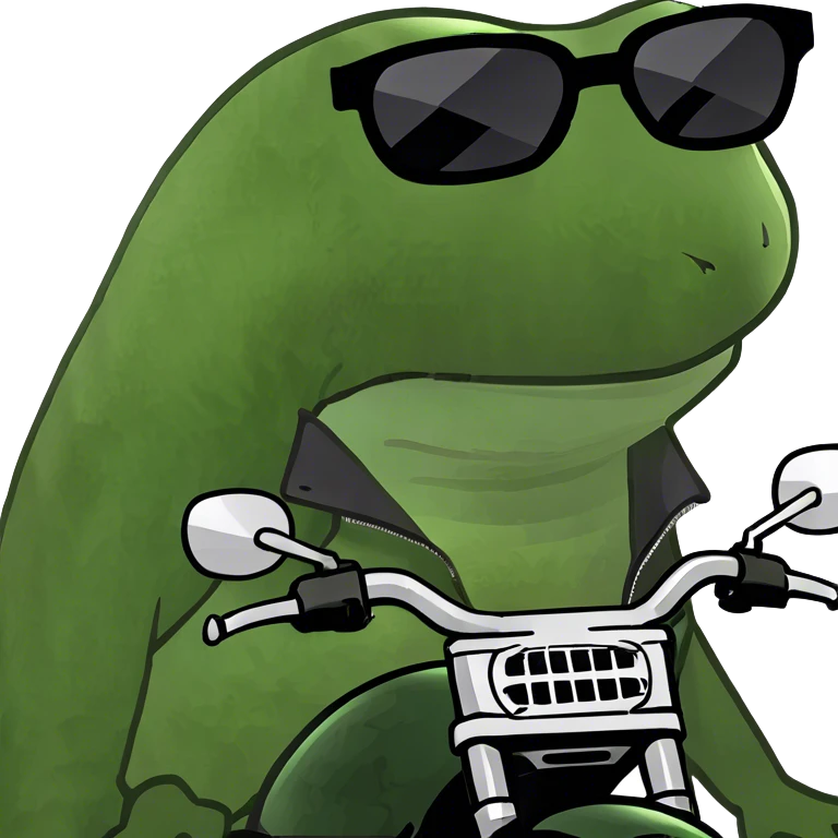 Green motorcycle  emoji