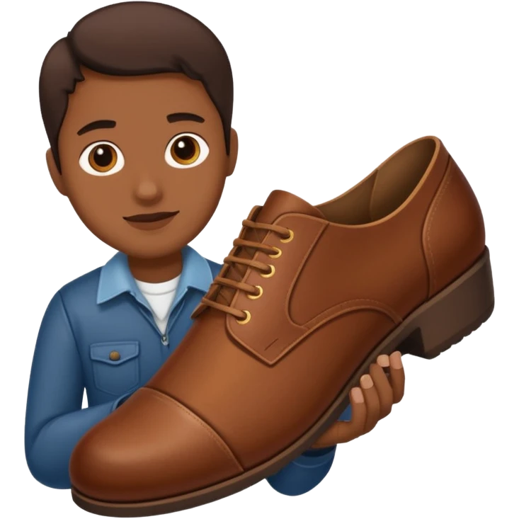 Had holding a shoe emoji