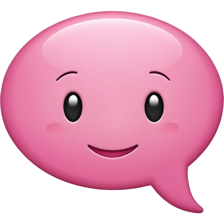 crée moi une bulle de conversion comme sa « 💬 » de couleur pink emoji