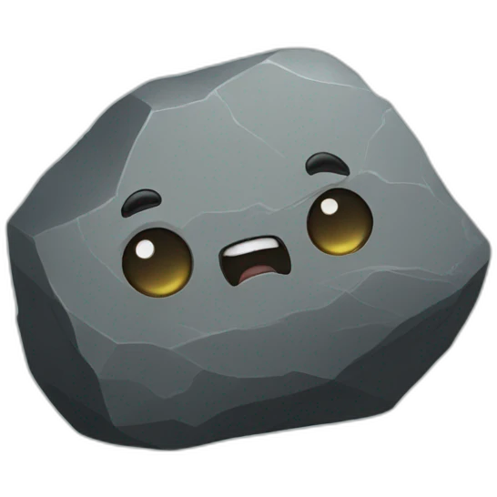 Rock emoji