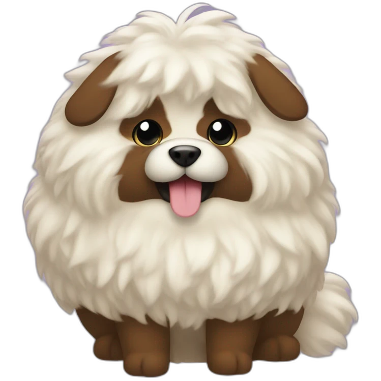 Floofy poop emoji