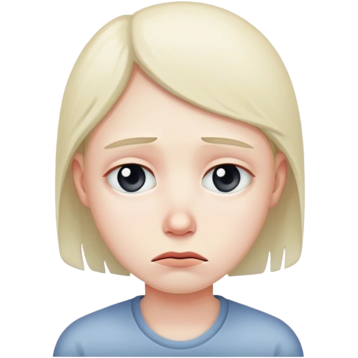sad and tired  emoji