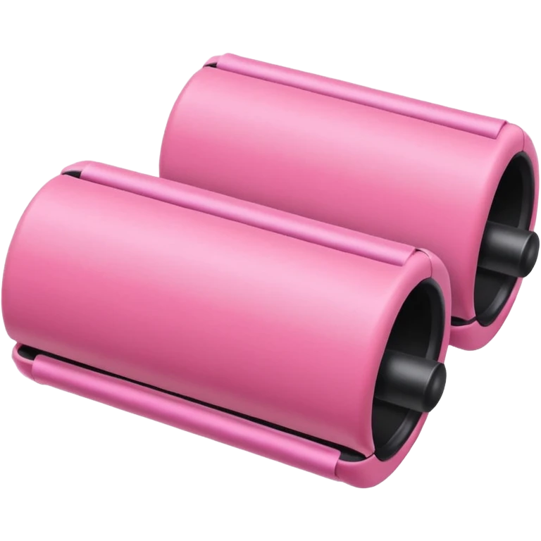 pink hair rollers emoji