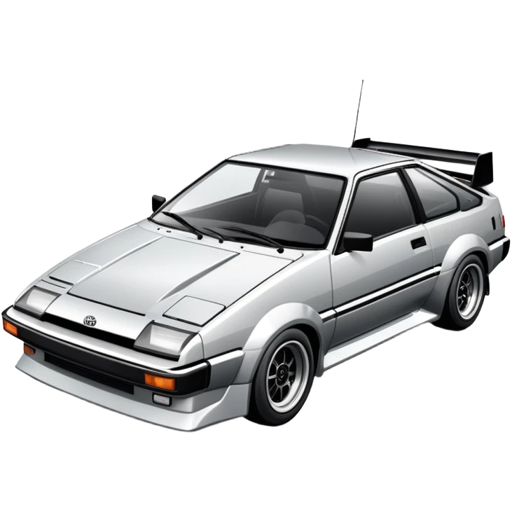 Toyota AE86 sports car emoji