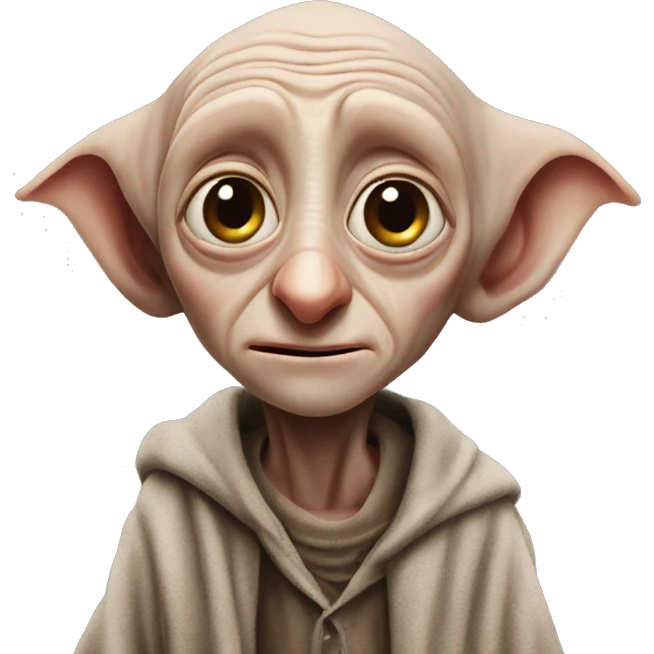 dobby de harry potter qui pleure  emoji