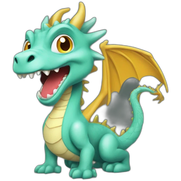 Un Dragon-chimique emoji