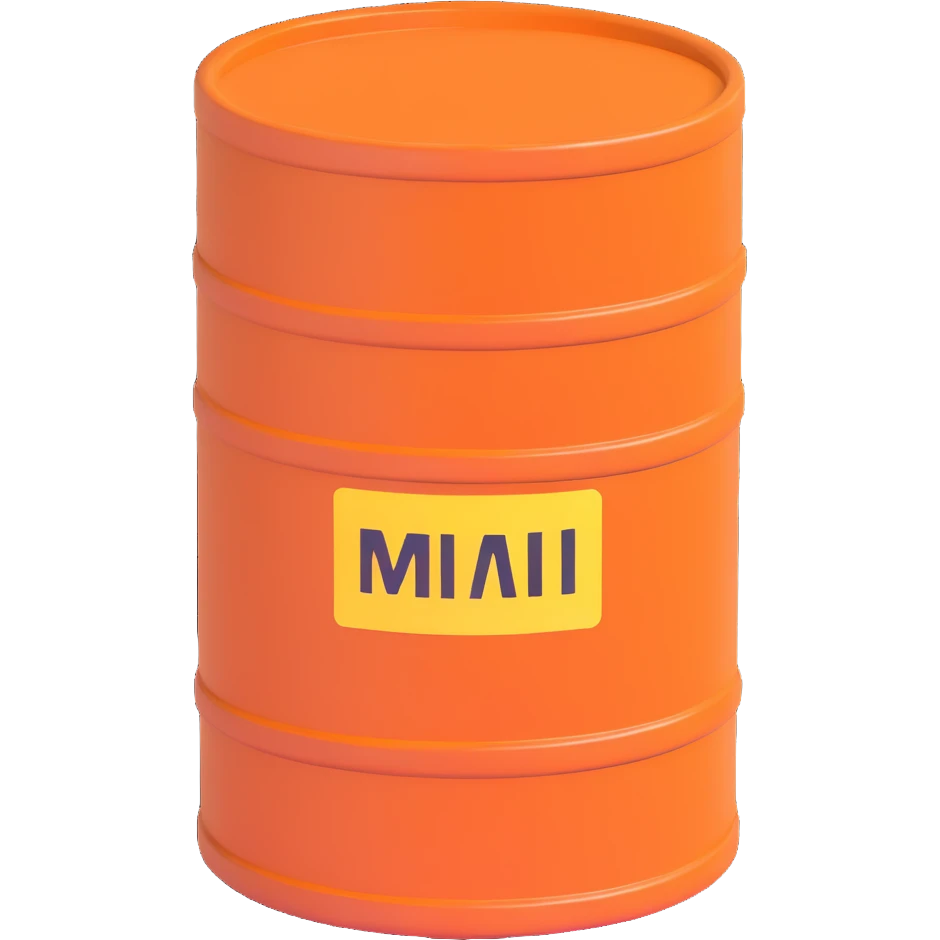 orange road construction barrel emoji